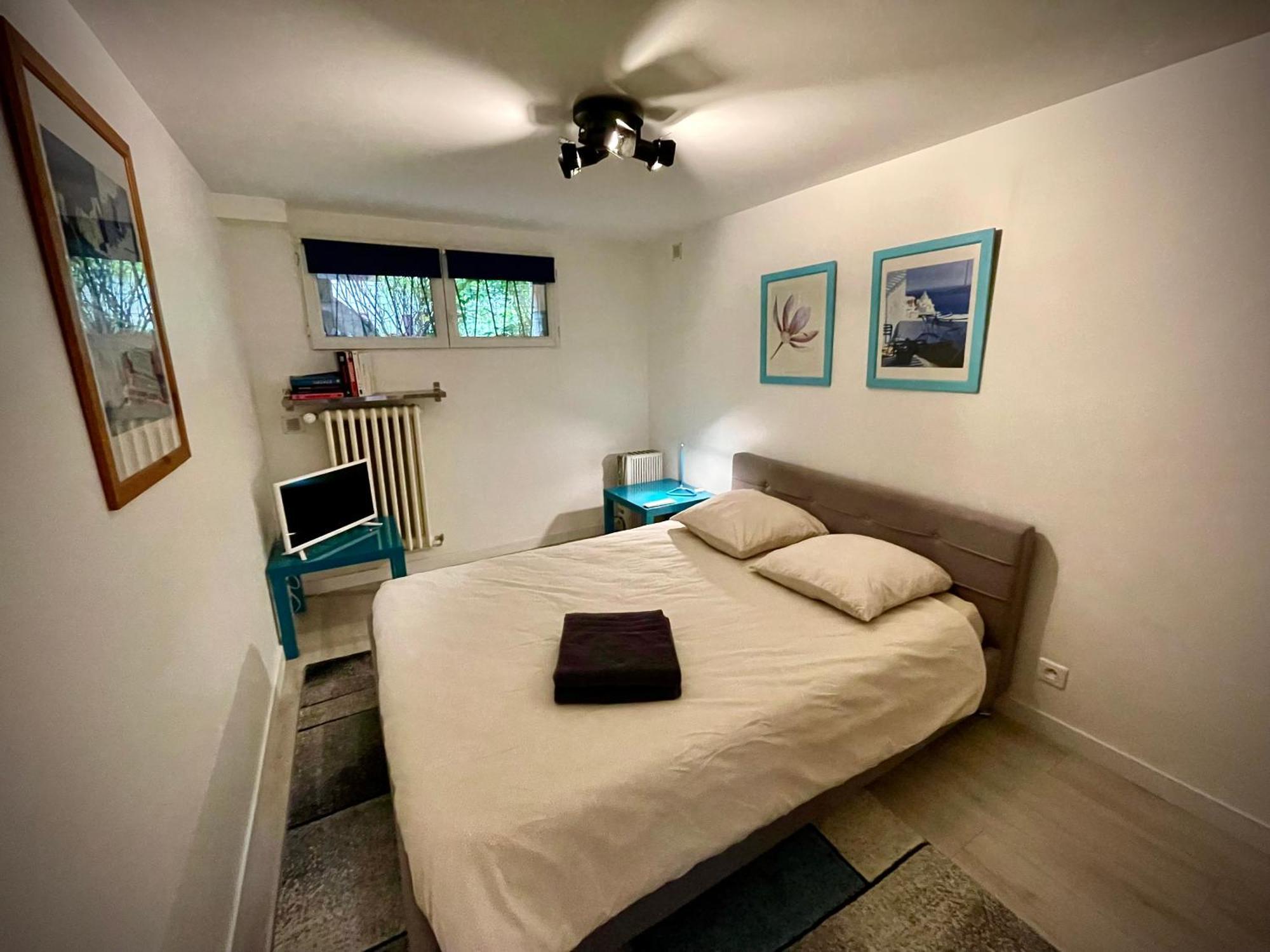 Appartement Cosy, Independant Avec Jardin Meudon Luaran gambar